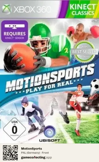 MotionSports Xbox 360, Germany box front