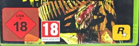 Red Dead Redemption: Undead Nightmare, the USK square on its front