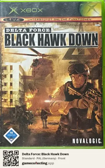 Delta Force: Black Hawk Down Xbox, Germany box front