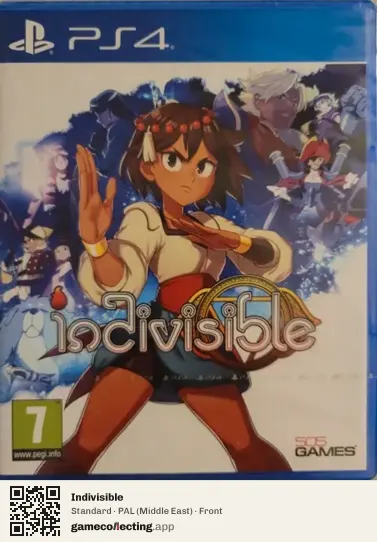 Indivisible PlayStation 4, Middle East box front