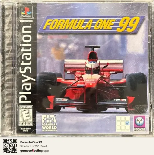 Formula One 99 PlayStation, NTSC box front
