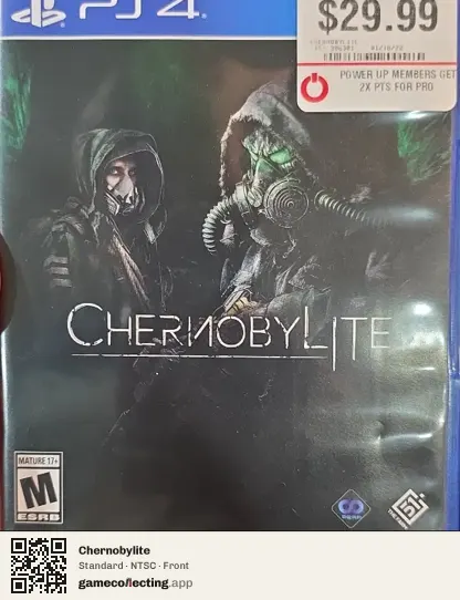 Chernobylite PlayStation 4, NTSC box front