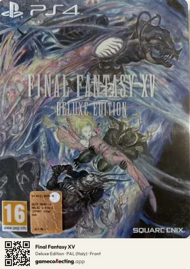 Final Fantasy XV PlayStation 4, Italy box front