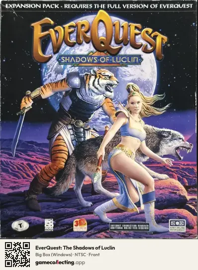 EverQuest: The Shadows of Luclin Computer, NTSC box front