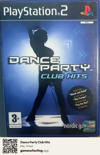 Dance Party Club Hits PlayStation 2, PAL box front