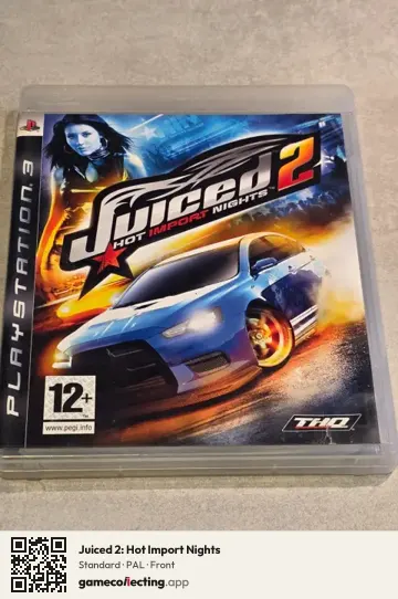 Juiced 2: Hot Import Nights PlayStation 3, PAL box front