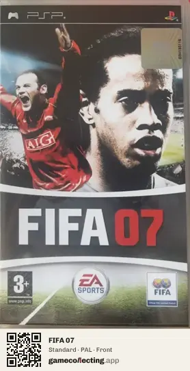 FIFA 07 PlayStation Portable, PAL box front
