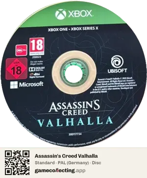 Assassin's Creed Valhalla Xbox One, PAL disc