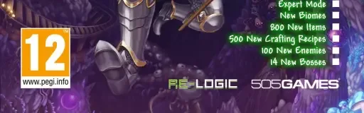 Terraria, the PEGI square on its front