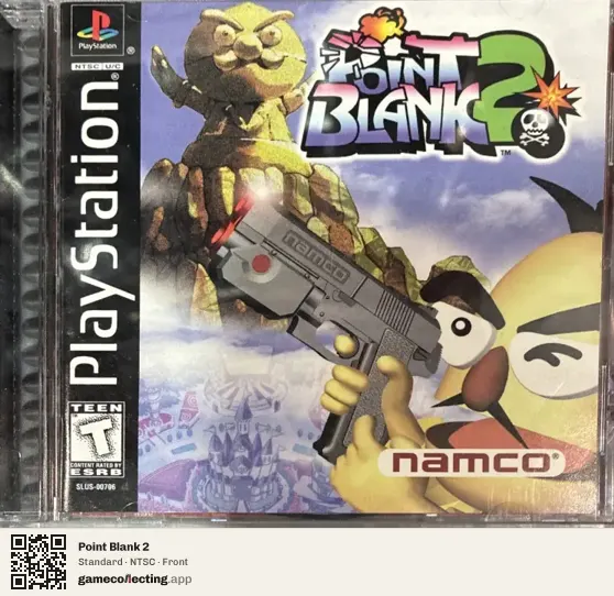 Point Blank 2 PlayStation, NTSC box front