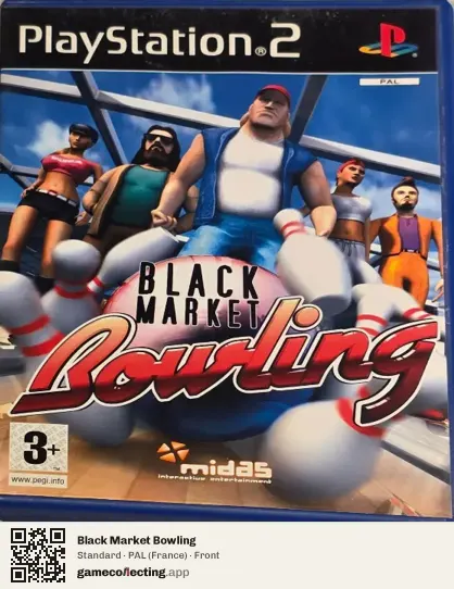 Black Market Bowling PlayStation 2, France box front