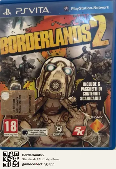 Borderlands 2 PlayStation Vita, Italy box front