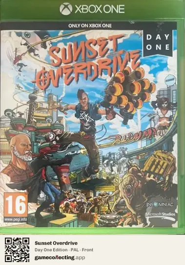 Sunset Overdrive Xbox One, PAL box front
