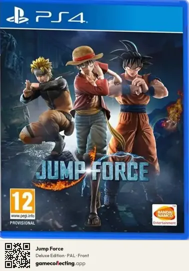 Jump Force PlayStation 4, PAL box front