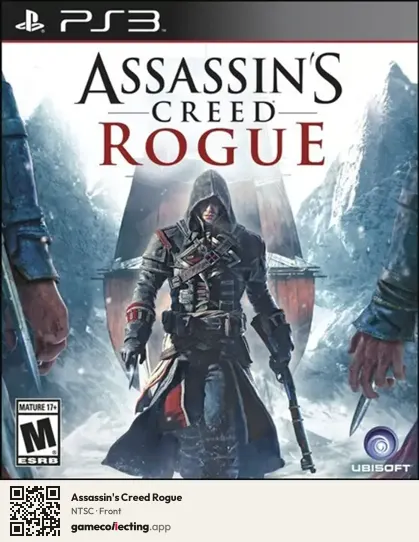 Assassin's Creed Rogue PlayStation 3, NTSC box front