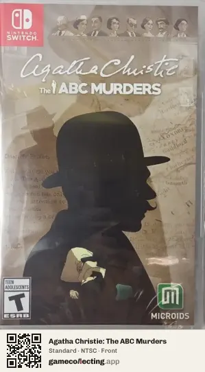 Agatha Christie: The ABC Murders Nintendo Switch, NTSC box front