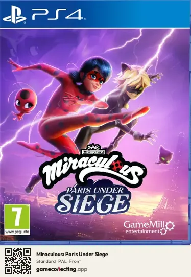 Miraculous: Paris Under Siege PlayStation 4, PAL box front