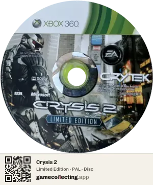 Crysis 2 Xbox 360, PAL disc