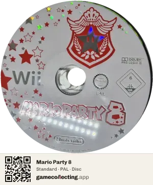 Mario Party 8 Nintendo Wii, PAL disc