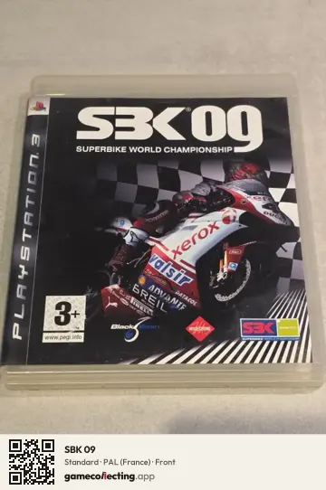 SBK 09 PlayStation 3, France box front