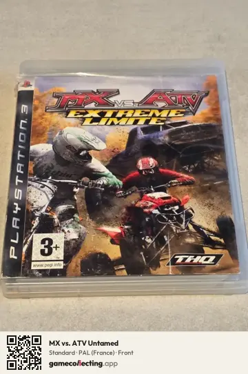 MX vs. ATV Untamed PlayStation 3, France box front