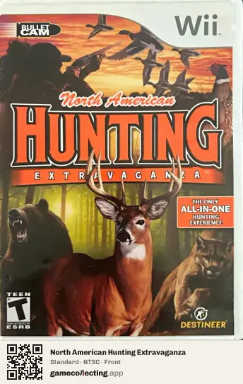 North American Hunting Extravaganza Nintendo Wii, NTSC box front