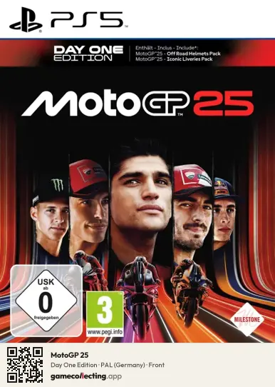 MotoGP 25 PlayStation 5, Germany box front