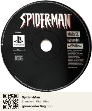Spider-Man PlayStation, PAL disc
