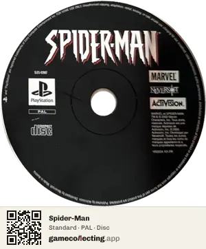 Spider-Man PlayStation, PAL disc