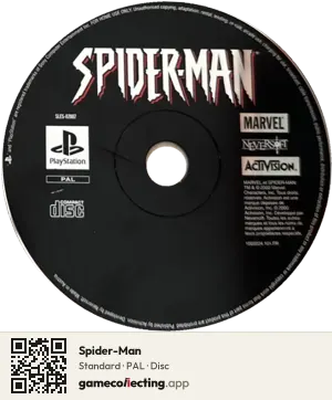 Spider-Man PlayStation, PAL disc