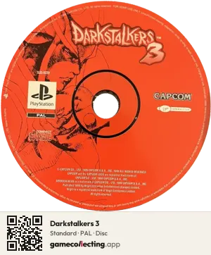 Darkstalkers 3 PlayStation, PAL disc