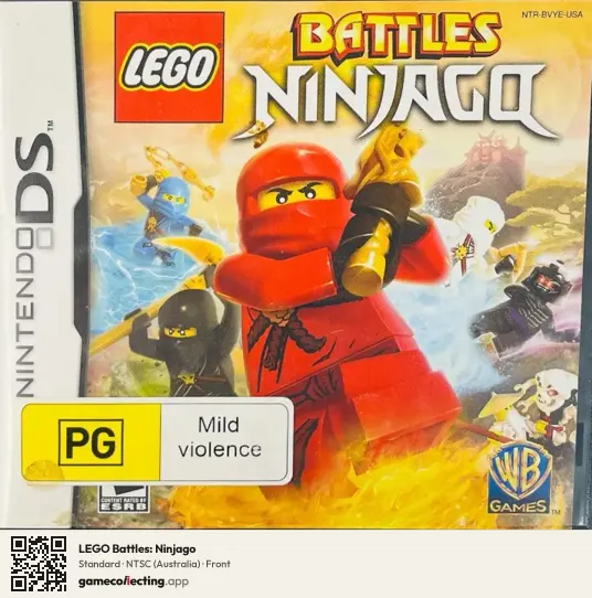LEGO Battles: Ninjago Nintendo DS, Australia box front