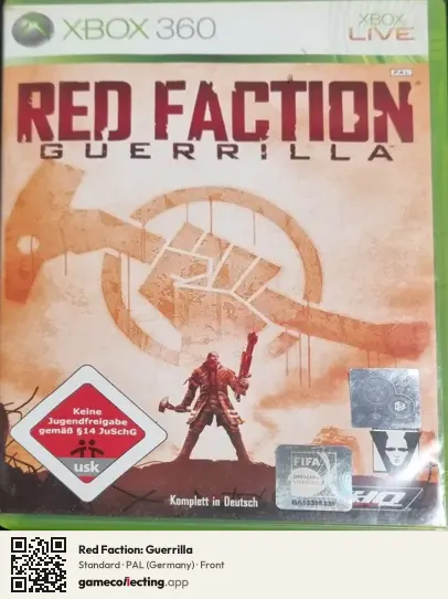 Red Faction: Guerrilla Xbox 360, Germany box front