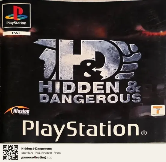 Hidden & Dangerous PlayStation, France box front