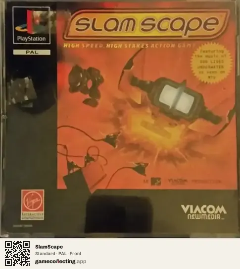 SlamScape PlayStation, PAL box front