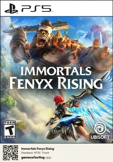 Immortals Fenyx Rising PlayStation 5, NTSC box front