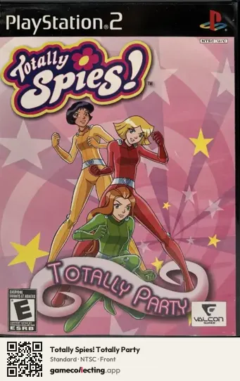 Totally Spies! Totally Party PlayStation 2, NTSC box front