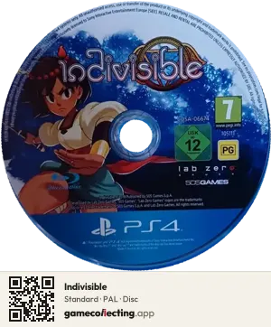 Indivisible PlayStation 4, PAL disc