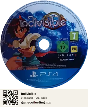 Indivisible PlayStation 4, PAL disc