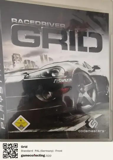 Grid PlayStation 3, Germany box front