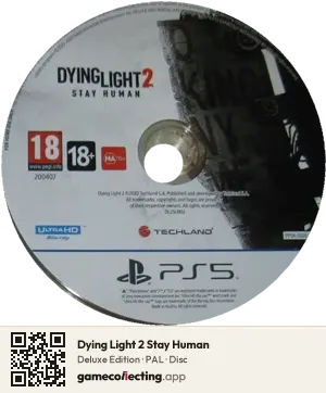 Dying Light 2 Stay Human PlayStation 5, PAL disc