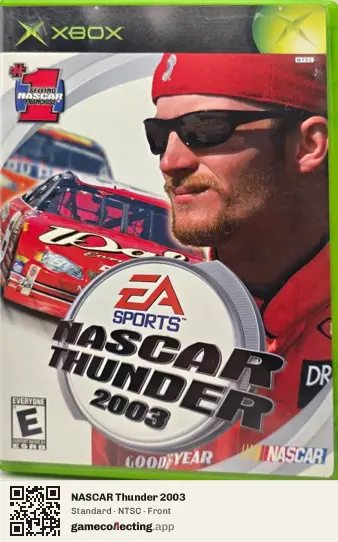 NASCAR Thunder 2003 Xbox, NTSC box front