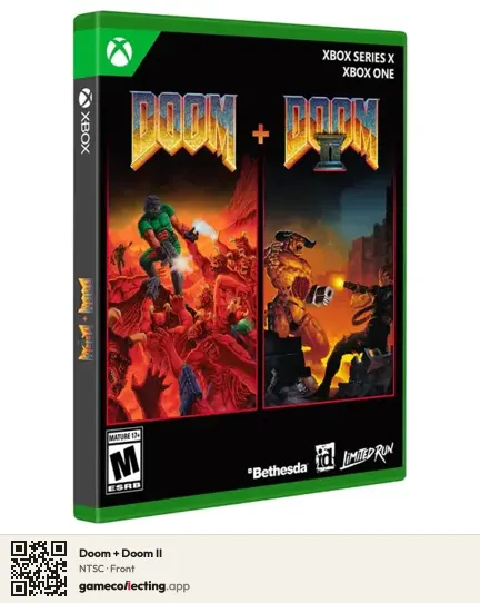 Doom + Doom II Xbox Series X, NTSC box front