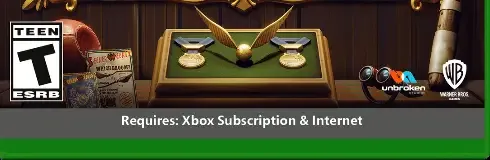 Harry Potter: Quidditch Champions, the ESRB box on its front