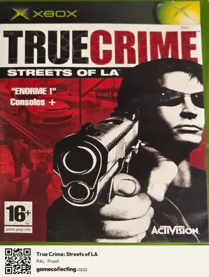 True Crime: Streets of LA Xbox, PAL box front