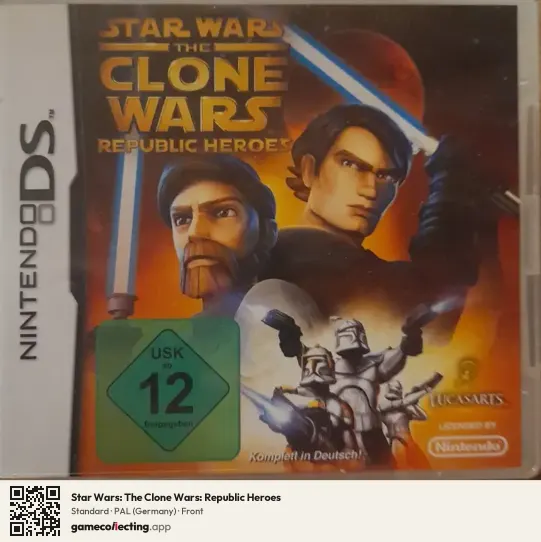 Star Wars: The Clone Wars: Republic Heroes Nintendo DS, Germany box front