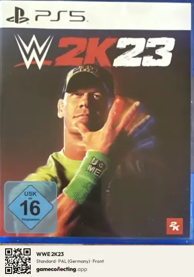 WWE 2K23 PlayStation 5, Germany box front
