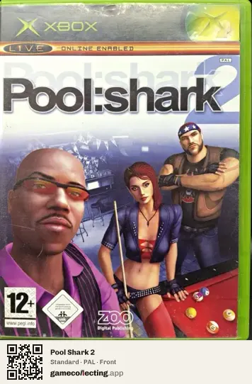 Pool Shark 2 Xbox, PAL box front