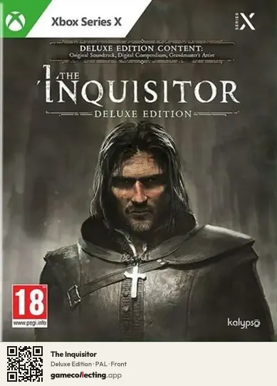 The Inquisitor Xbox Series X, PAL box front