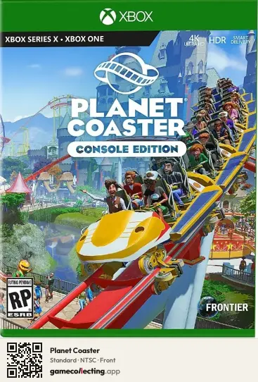 Planet Coaster Xbox Series X, NTSC box front